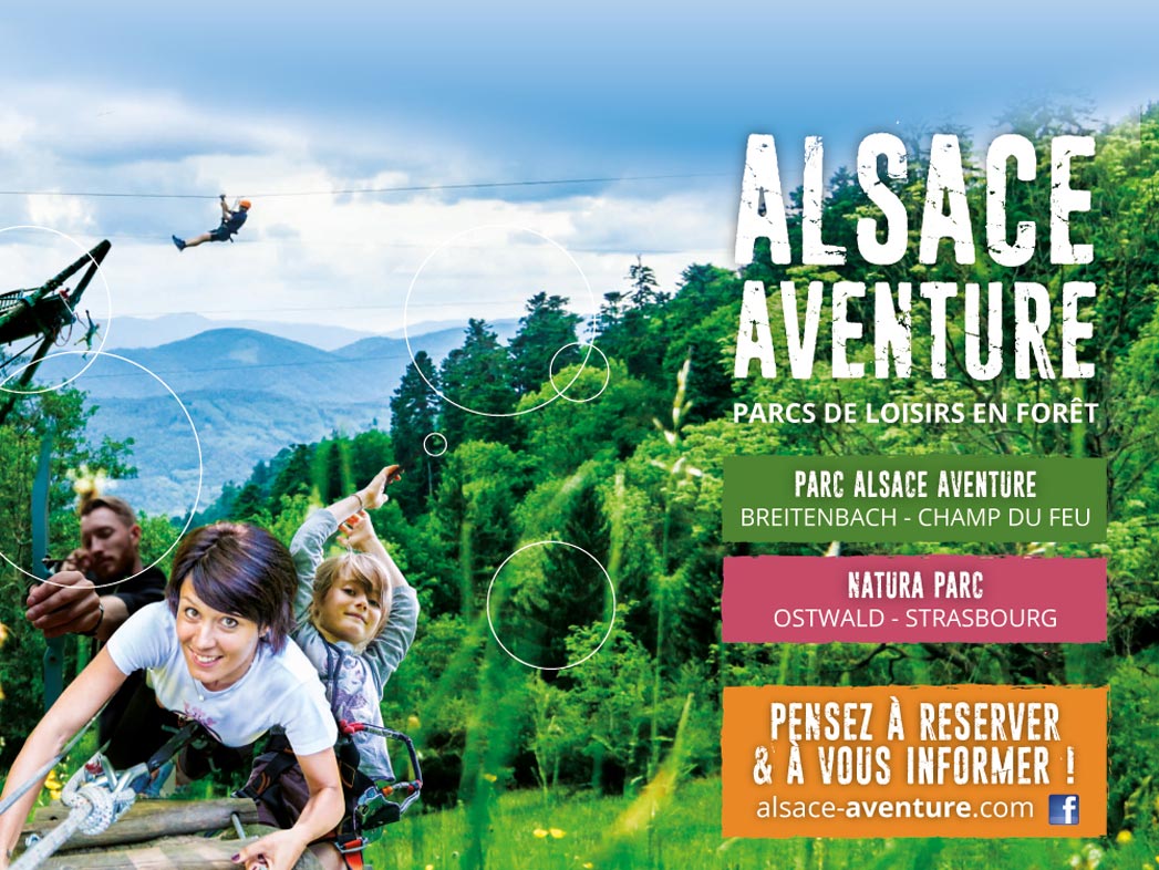 Parc aventure en Alsace